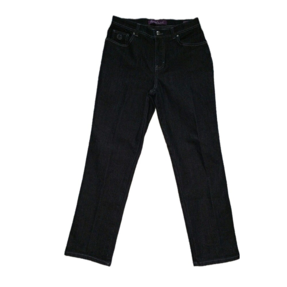 Gloria Vanderbilt Amanda Short Women's Dark Blue Jeans Sizes 8